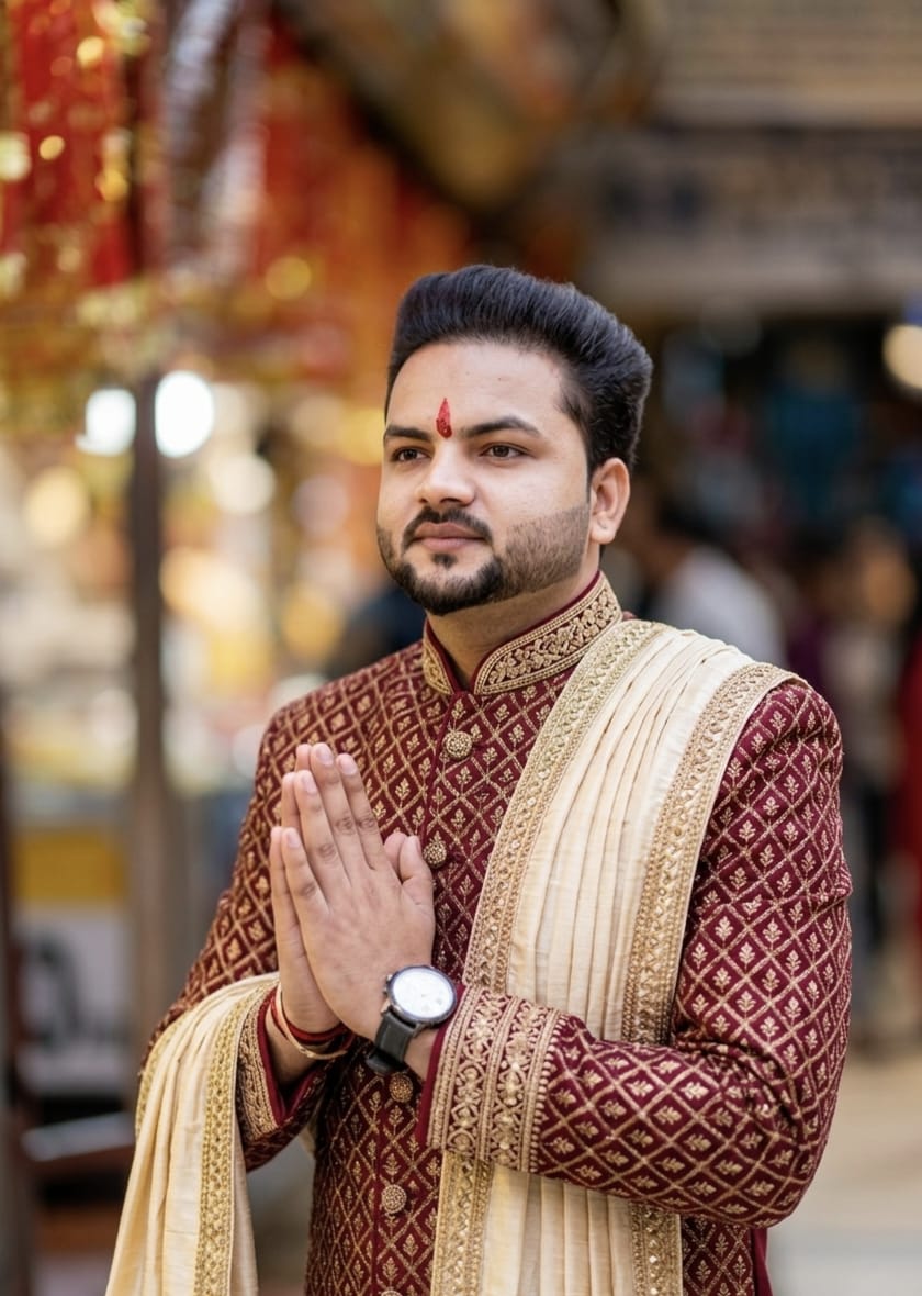 Vikramjeet Vicky devotional performance portrait