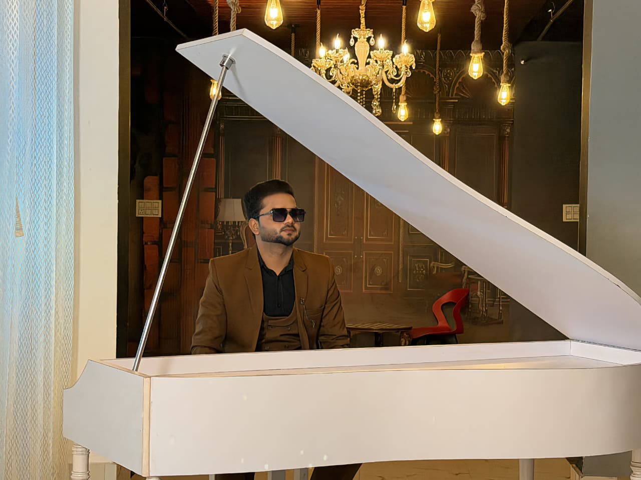 Vikramjeet Vicky with piano